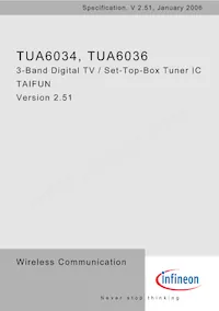 TUA 6036 T Datasheet Page 3