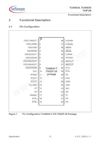 TUA 6036 T Datasheet Pagina 13