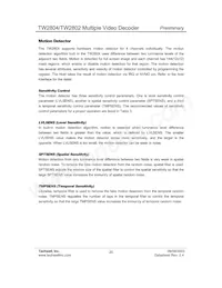 TW2802-FA Datasheet Page 20