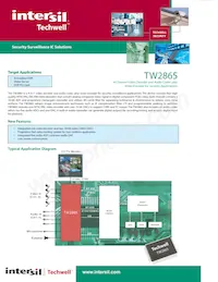 TW2865-LA3-GR Datasheet Cover