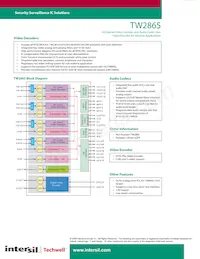 TW2865-LA3-GR Datasheet Page 2