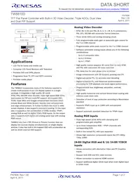 TW8810-PC2-GR Datenblatt Cover