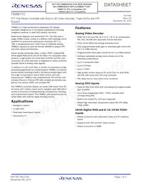 TW8811-PC2-GR Datasheet Cover