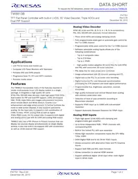 TW8813-LB2-GR Datasheet Cover