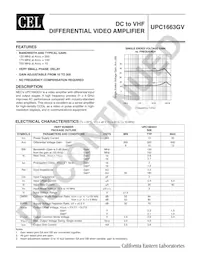UPC1663GV-E1-A Datasheet Copertura