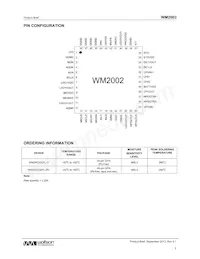 WM2002GEFL Datasheet Page 3