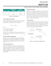 AAT5102IVN-T1 Datasheet Page 12