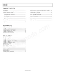 AD8022AR Datasheet Page 2
