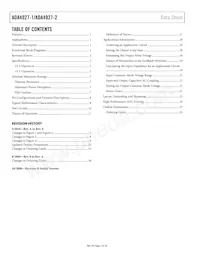 ADA4927-2YCPZ-R2 Datasheet Pagina 2