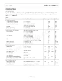 ADA4927-2YCPZ-R2數據表 頁面 3