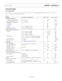 ADA4930-1SCPZ-EPRL Datasheet Page 3