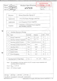 AN7135-CM Datasheet Page 2