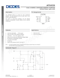 APX4558S-13 Datasheet Cover