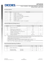 APX4558S-13 Datasheet Pagina 2