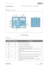 AS3561-DWLT Datasheet Page 3