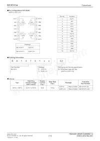 BA14741FJ-GE2 Datasheet Page 2