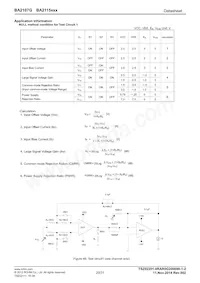 BA2115FVM-TR Datasheet Page 20