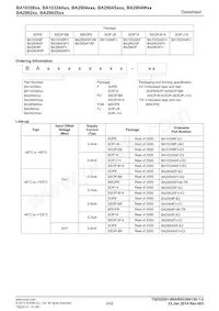 BA2902KN-E2 Datasheet Page 3