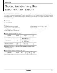 BA3121 Datasheet Cover