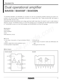 BA4558N Datasheet Cover