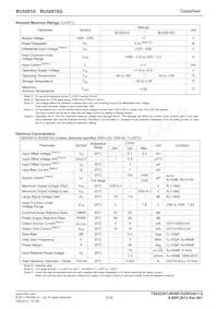 BU5281G-TR Datasheet Page 3