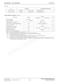 BU7205HFV-TR Datasheet Page 2
