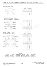 BU7244SF-E2 Datasheet Page 2