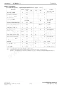 BU7245SHFV-TR Datasheet Page 3