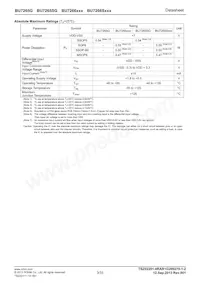 BU7265G-TR Datasheet Page 3
