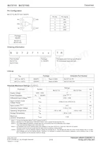 BU7271G-TR Datasheet Page 2