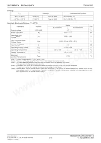 BU7445SHFV-TR Datasheet Page 2