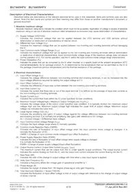 BU7445SHFV-TR Datasheet Pagina 4