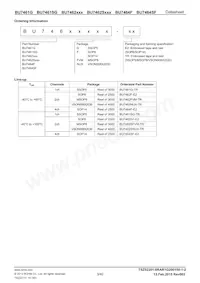 BU7462SFVM-TR Datasheet Pagina 3