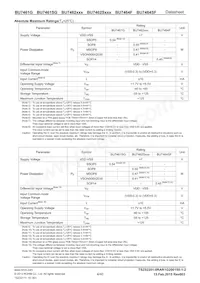 BU7462SFVM-TR Datasheet Page 4