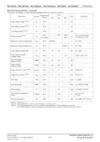 BU7462SFVM-TR Datasheet Page 7