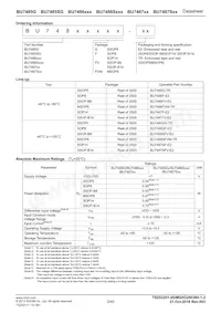 BU7485SG-TR Datasheet Page 3