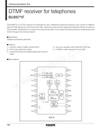 BU8871F-E2 Datasheet Cover