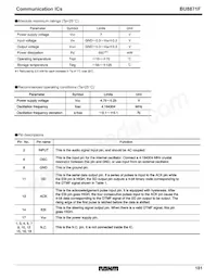 BU8871F-E2 Datasheet Page 2
