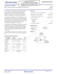 CA3080E Datasheet Cover