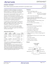 CA3260AE Datasheet Cover