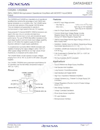 CA5260M Datasheet Cover