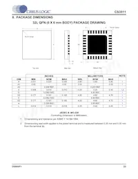 CS3511-CNZ數據表 頁面 23