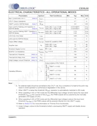 CS35L00-CNZR Datasheet Pagina 9