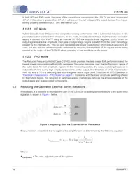 CS35L00-CNZR Datasheet Pagina 16