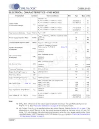 CS35L01-CWZR Datasheet Pagina 13