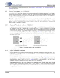 CS35L01-CWZR Datasheet Pagina 17