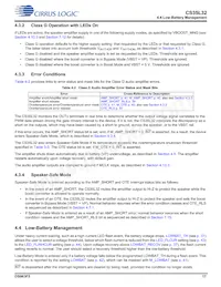 CS35L32-CWZR Datasheet Pagina 17