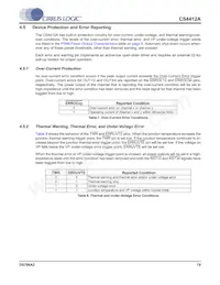 CS4412A-CNZR Datasheet Page 19