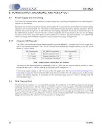 CS4412A-CNZR Datasheet Page 20