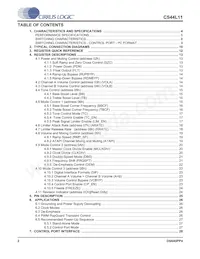 CS44L11-CZZ Datasheet Page 2